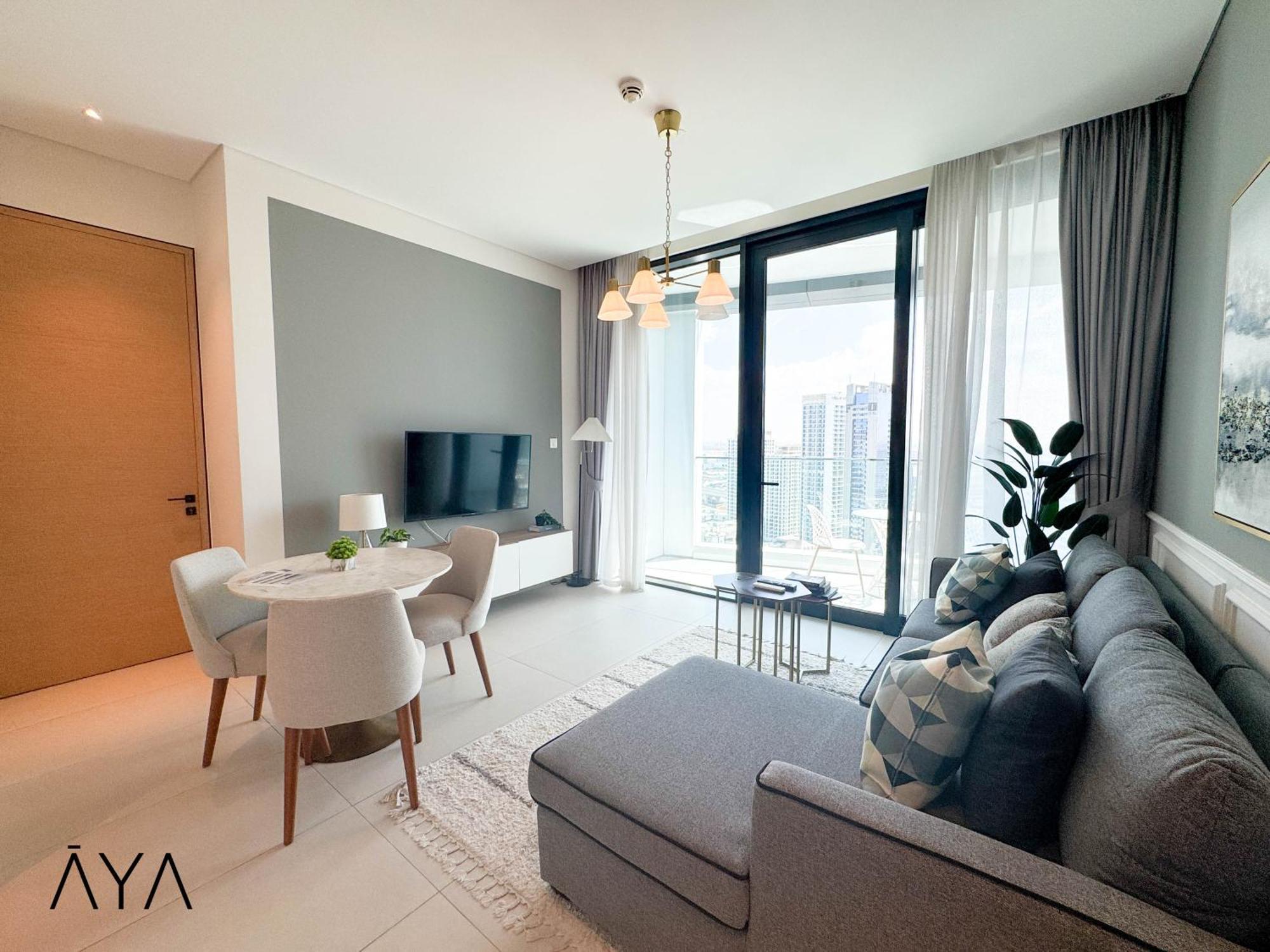 Jumeirah Gate Tower 1 - Stylish Apartment With Pool & City Views Dubai Buitenkant foto