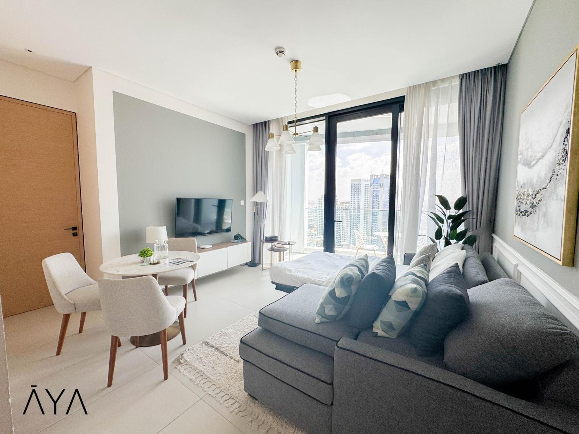 Jumeirah Gate Tower 1 - Stylish Apartment With Pool & City Views Dubai Buitenkant foto